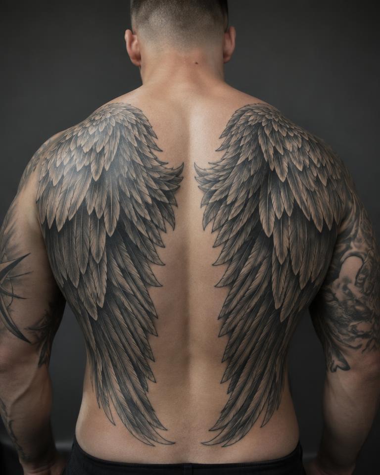 Angel Wings tattoo design