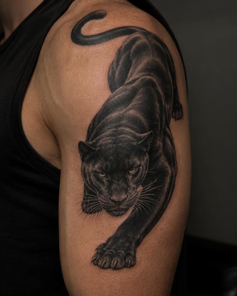 Black Panther tattoo design
