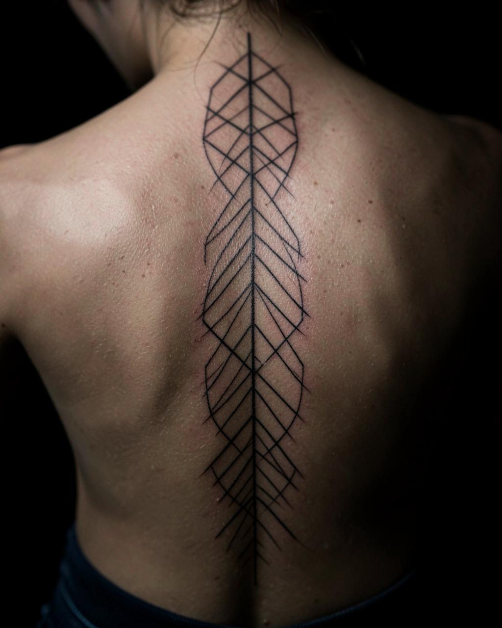 Meridian tattoo design